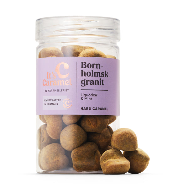 BORNHOLMSK GRANIT 195g - Hård lakrids/mint karamel