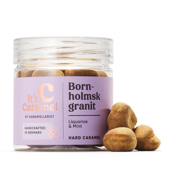 BORNHOLMSK GRANIT 90g - Hård lakrids/mint karamel