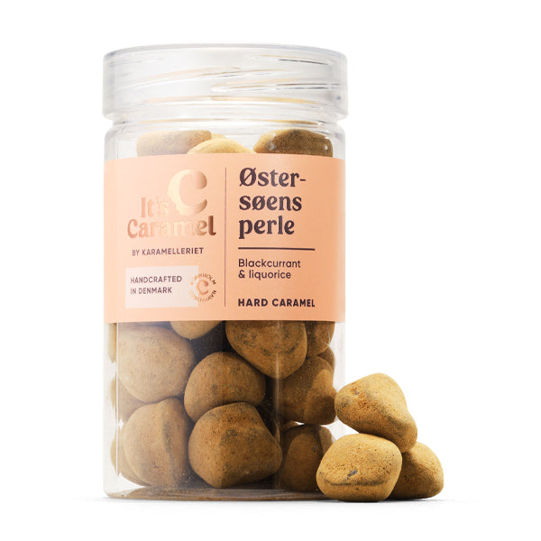 ØSTERSØENS PERLE 195g - Hård solbær/lakrids karamel