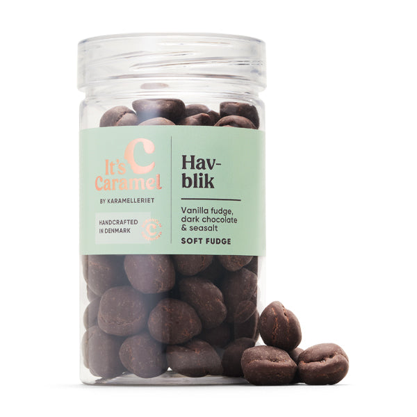 HAVBLIK 180g - Blød vaniljefudge med mørk chokolade & havsalt